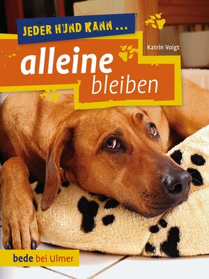 cover image of Jeder Hund kann alleine bleiben